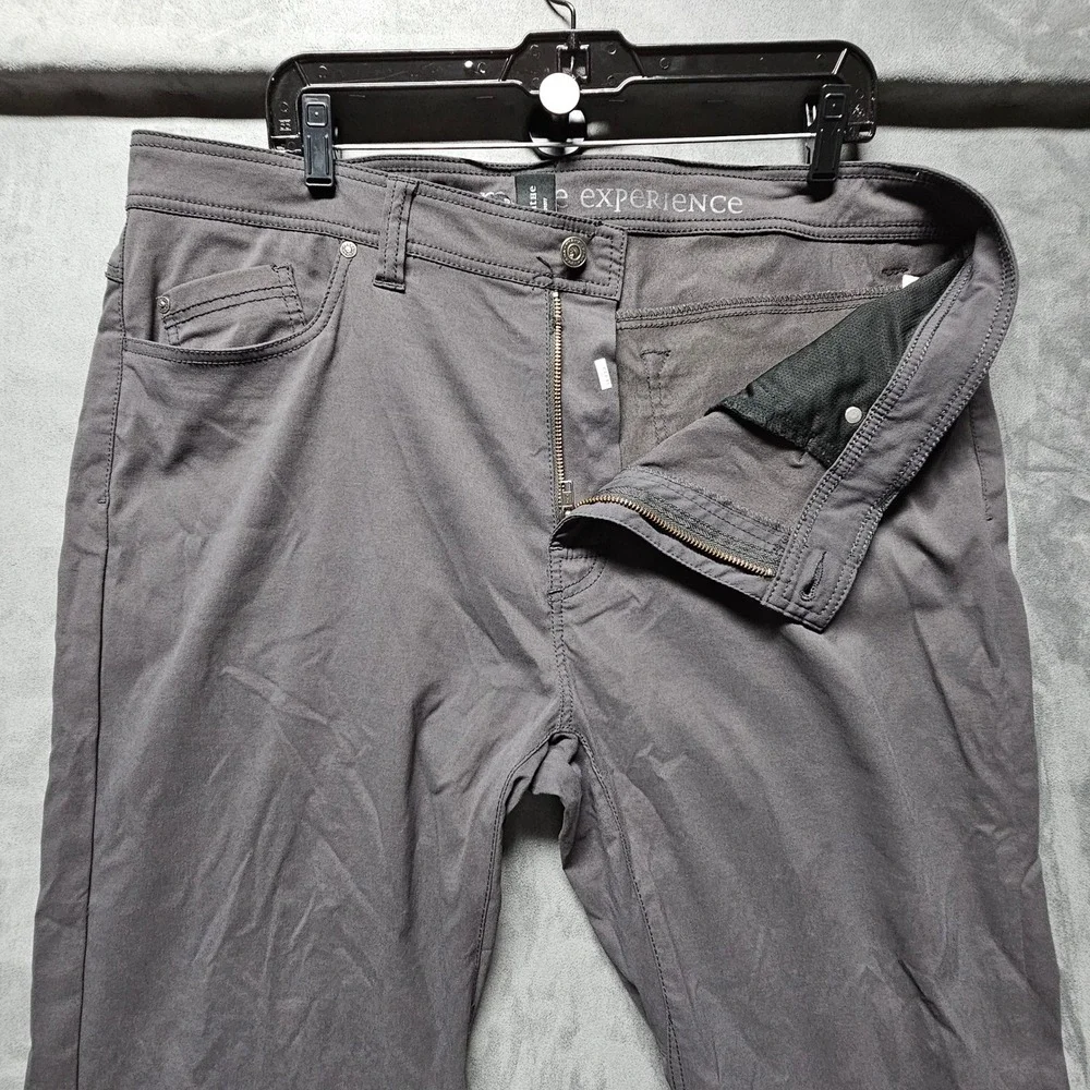 Prana Breathe Mens Slim Fit Pants 40x30 Charcoal Grey Performance‎ Hiking Travel